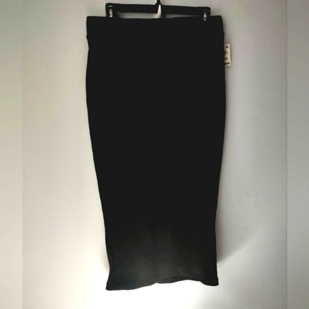 Bar III Women's Bodycon Collection Black Skirt Sz L